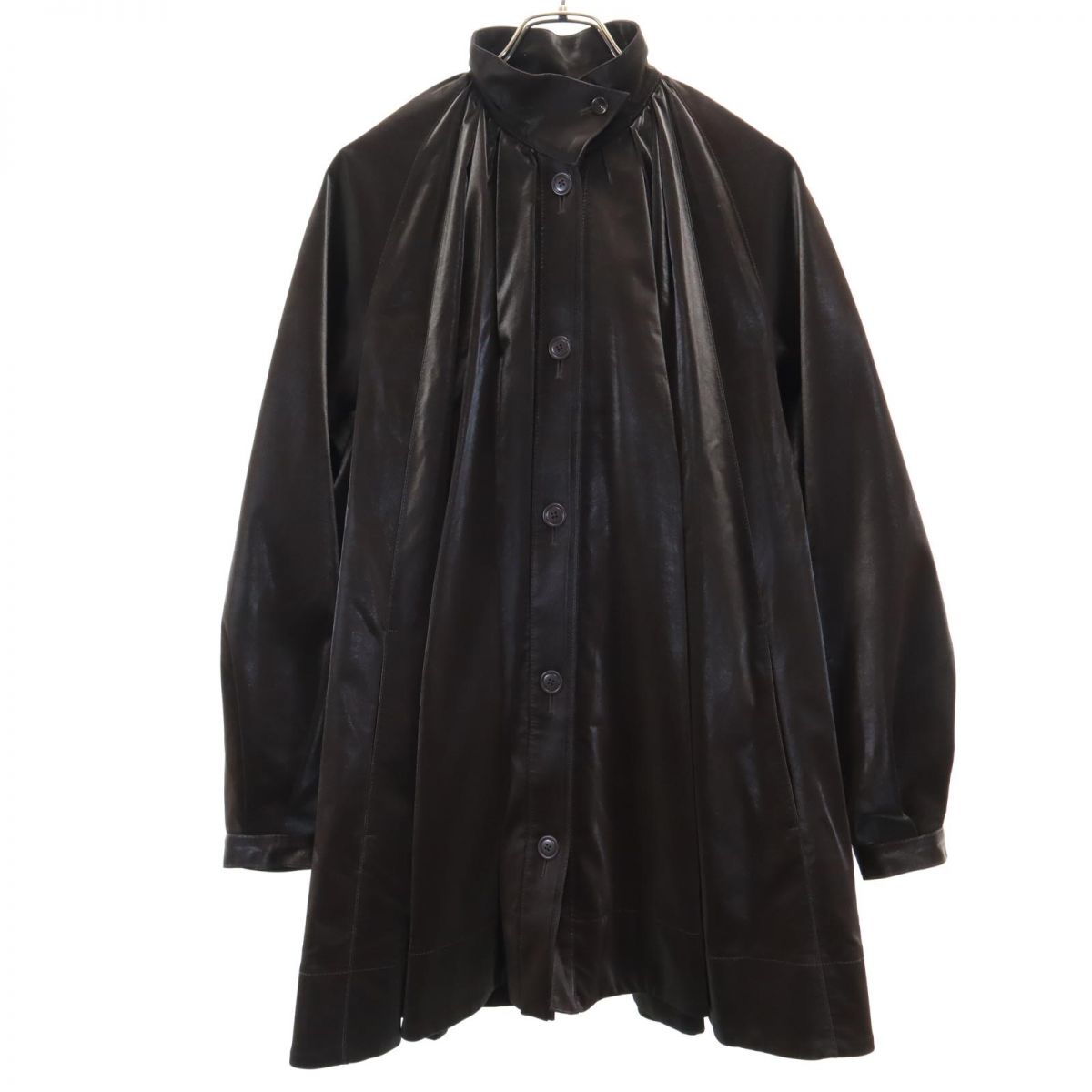 アイレネ フェイク レザーコート 36 ブラウン系 IRENE ジャケット レディース