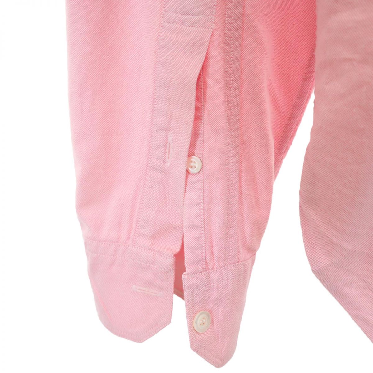 JUNYA WATANABE COMME des GARCONS MAN ジュンヤワタナベコムデギャルソンマン 2014年 日本製 チェック柄 切替 長袖 オックスフォード ボタンダウンシャツ M ピンク系 メンズ