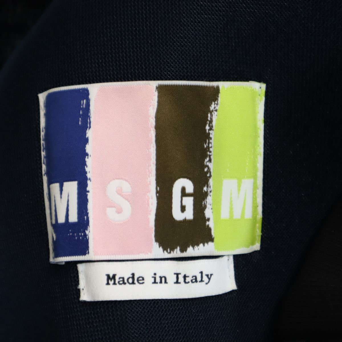MSGM エムエスジーエム イタリア製 長袖 ブルゾン 46 ネイビー メンズ