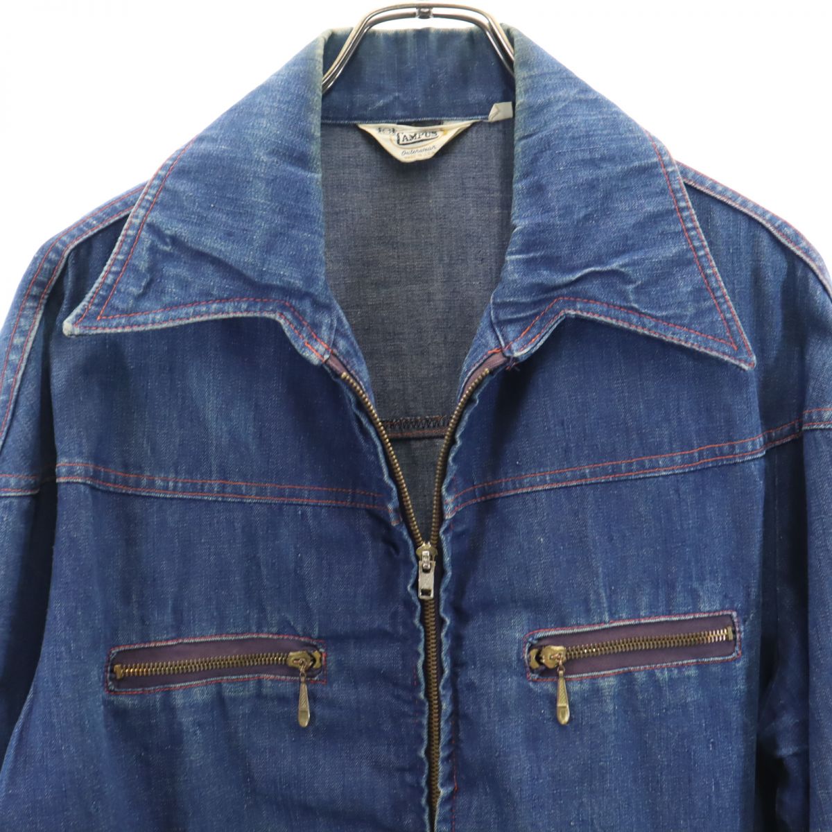 キャンパス 70s USA製 ヴィンテージ デニムジャケット M CAMPUS メンズ