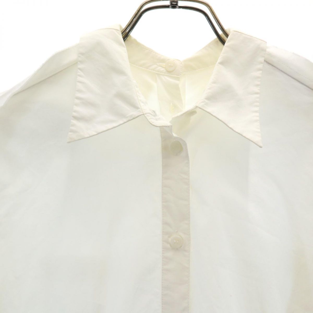 エムエムシックス イタリア製 長袖 シャツ 38 ホワイト MM6 マルジェラ レディース