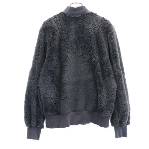 Champion チャンピオン ファー フリースジャケット L グレー メンズ