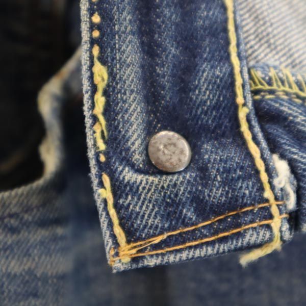 リーバイス 70s BIG E 66前期 足長R 赤耳 ストレートデニムパンツ w33 Levi's ボタンフライ ジーパン メンズ