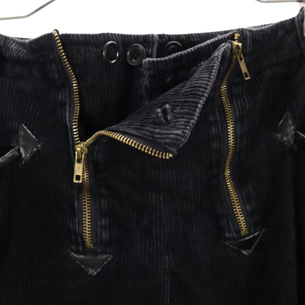 VINTAGE ヴィンテージ ブラックコーズ コーデュロイパンツ 黒 ロガーパンツ メンズ