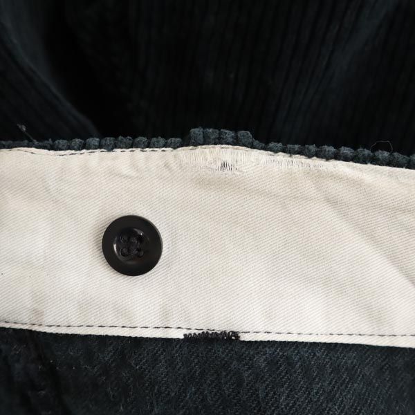 VINTAGE ヴィンテージ コーデュロイパンツ グリーン ロガーパンツ メンズ