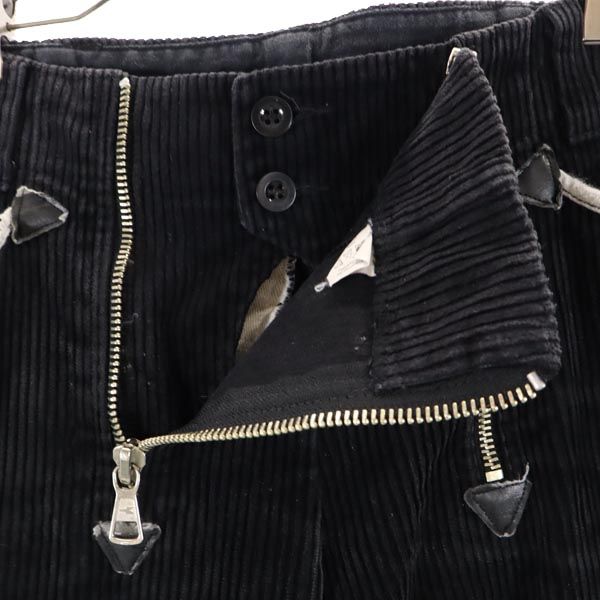 VINTAGE ヴィンテージ ブラックコーズ コーデュロイパンツ 黒 ロガーパンツ メンズ