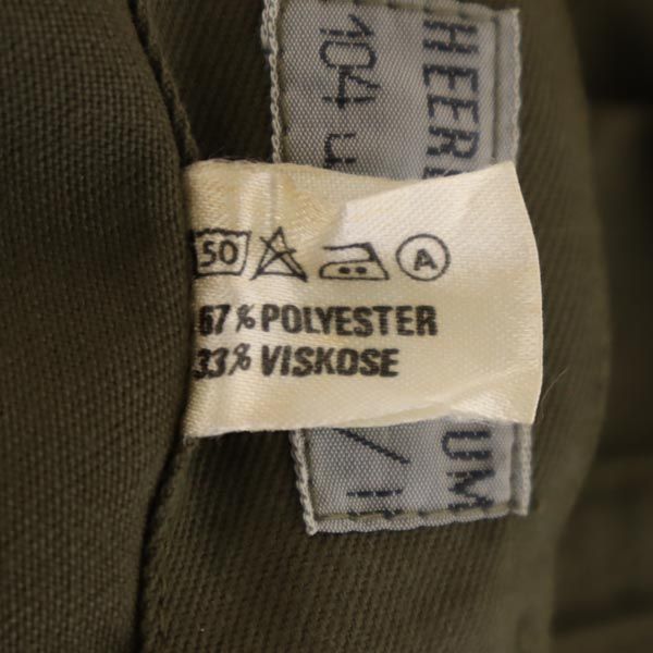 Austrian Army オーストリア軍 ミリタリー カーゴパンツ カーキ ボタンフライ メンズ