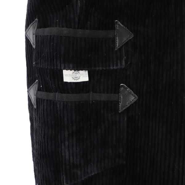 VINTAGE ヴィンテージ ブラックコーズ コーデュロイパンツ w33 ブラック ロガーパンツ メンズ