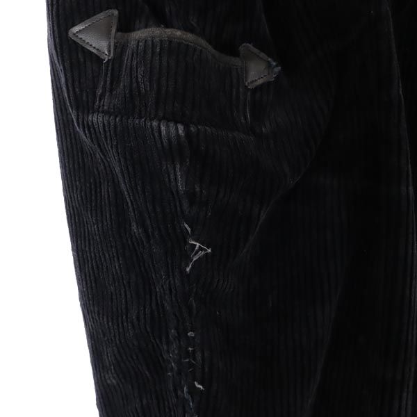 VINTAGE ヴィンテージ ブラックコーズ コーデュロイパンツ ブラック ロガーパンツ ビッグサイズ メンズ