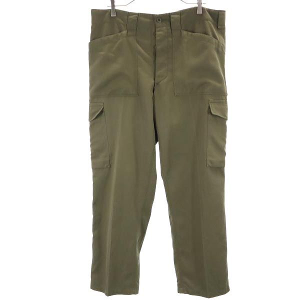 Austrian Army オーストリア軍 80s ミリタリー カーゴパンツ カーキ系 ボタンフライ ビッグサイズ メンズ