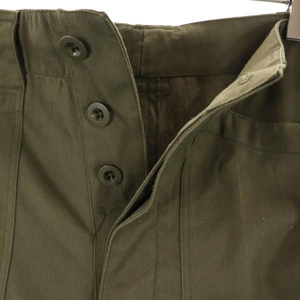 Austrian Army オーストリア軍 80s ミリタリー カーゴパンツ カーキ系 ボタンフライ ビッグサイズ メンズ