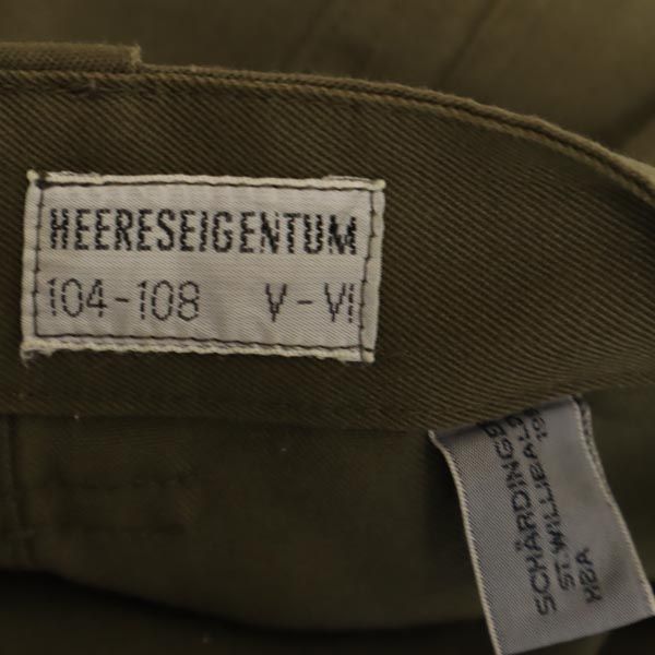 Austrian Army オーストリア軍 90s ミリタリー カーゴパンツ カーキ ボタンフライ メンズ