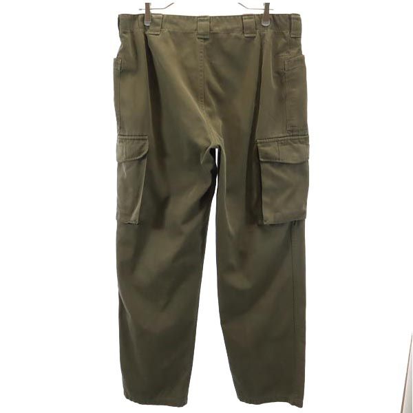 オーストリア軍 90s ミリタリー カーゴパンツ カーキ Austrian Army ボタンフライ メンズ