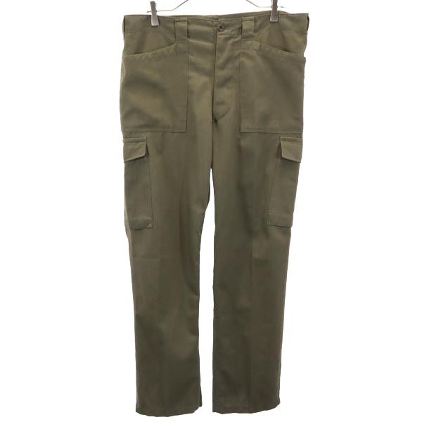 Austrian Army オーストリア軍 80s ミリタリー カーゴパンツ カーキ ボタンフライ メンズ