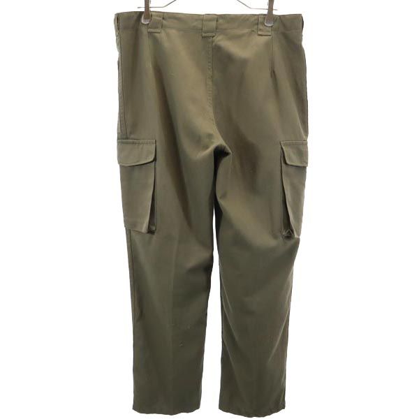 Austrian Army オーストリア軍 80s ミリタリー カーゴパンツ カーキ ボタンフライ メンズ