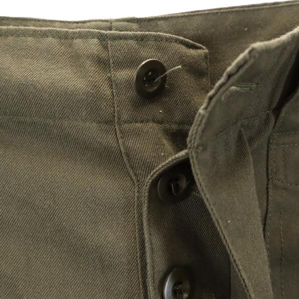 Austrian Army オーストリア軍 80s ミリタリー カーゴパンツ カーキ ボタンフライ メンズ