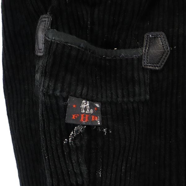 VINTAGE ヴィンテージ ブラックコーズ コーデュロイパンツ ブラック ロガーパンツ メンズ