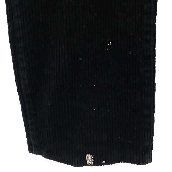 VINTAGE ヴィンテージ ブラックコーズ コーデュロイパンツ ブラック ロガーパンツ メンズ
