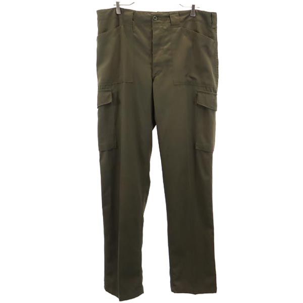 Austrian Army オーストリア軍 80s ミリタリー カーゴパンツ カーキ ボタンフライ メンズ