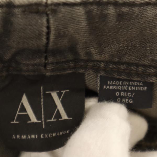 未使用 ARMANI EXCHANGE アルマーニエクスチェンジ スキニーデニムパンツ 0 グレー レディース