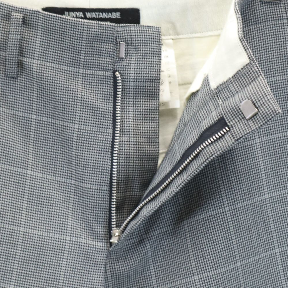 JUNYA WATANABE COMME des GARCONS ジュンヤワタナベコムデギャルソン 90s 1999年 千鳥格子 スラックスパンツ M グレー系 メンズ