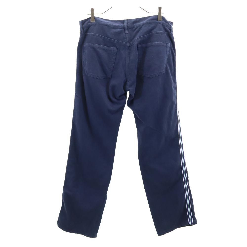 COMME des GARCONS HOMME コムデギャルソンオム 00s 2007年 ライン ライン ストレートパンツ M ネイビー メンズ