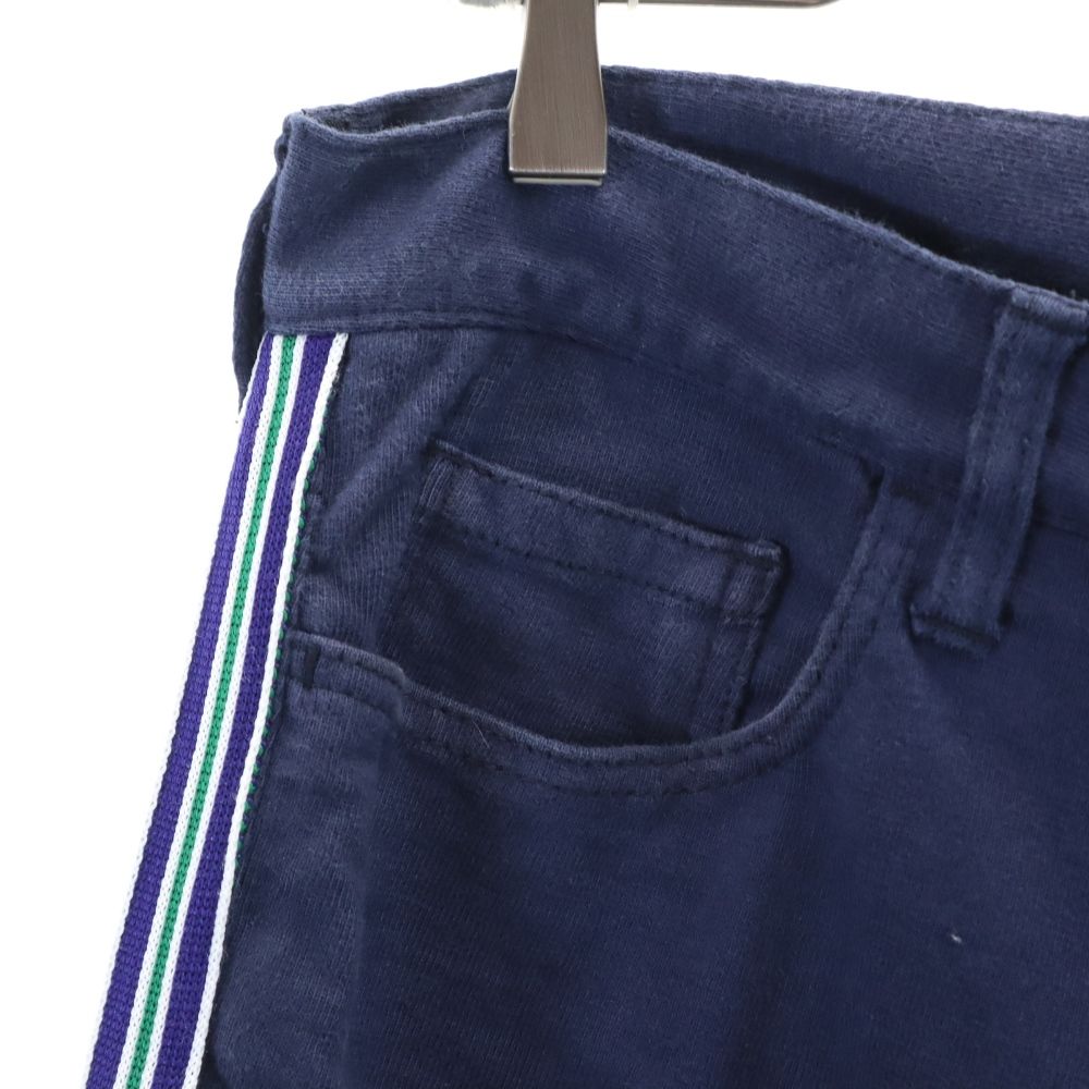 COMME des GARCONS HOMME コムデギャルソンオム 00s 2007年 ライン ライン ストレートパンツ M ネイビー メンズ