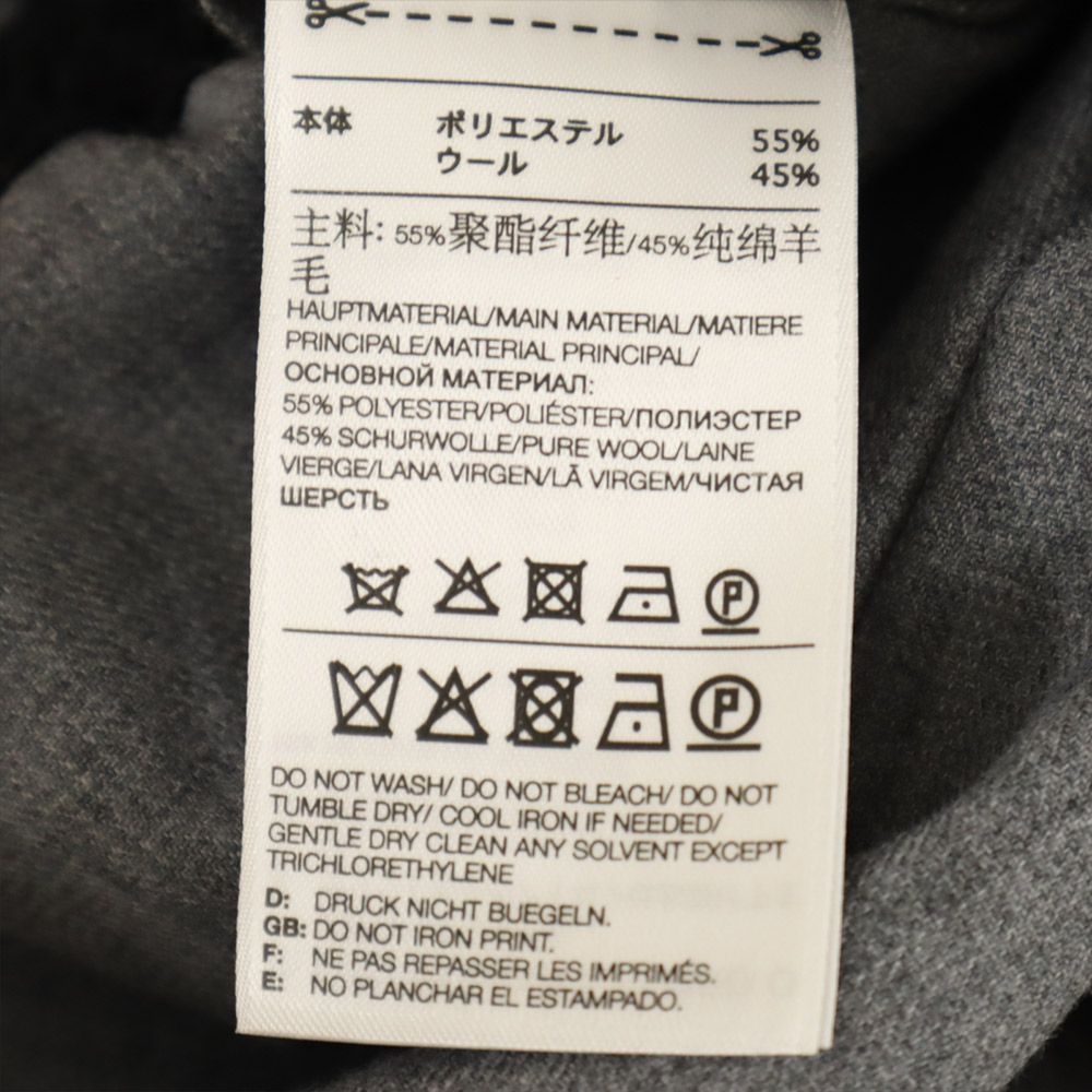 未使用 Y-3 ワイスリー スラックスパンツ XS グレー ウエストゴム メンズ