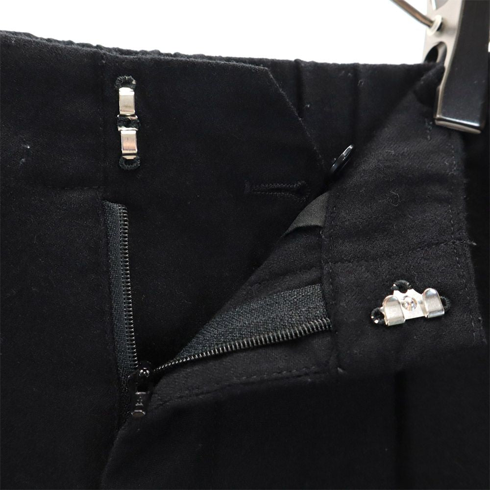 MAISON SPECIAL メゾンスペシャル ウールブレンド スラックスパンツ 0 0 黒 レディース
