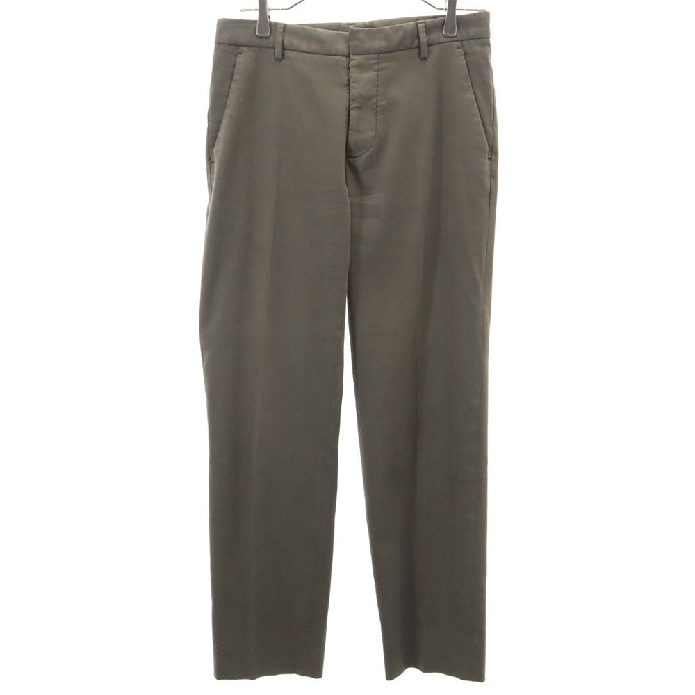 Maison Martin Margiela メゾンマルタンマルジェラ 2011年 スラックスパンツ 44 カーキ ボタンフライ メンズ