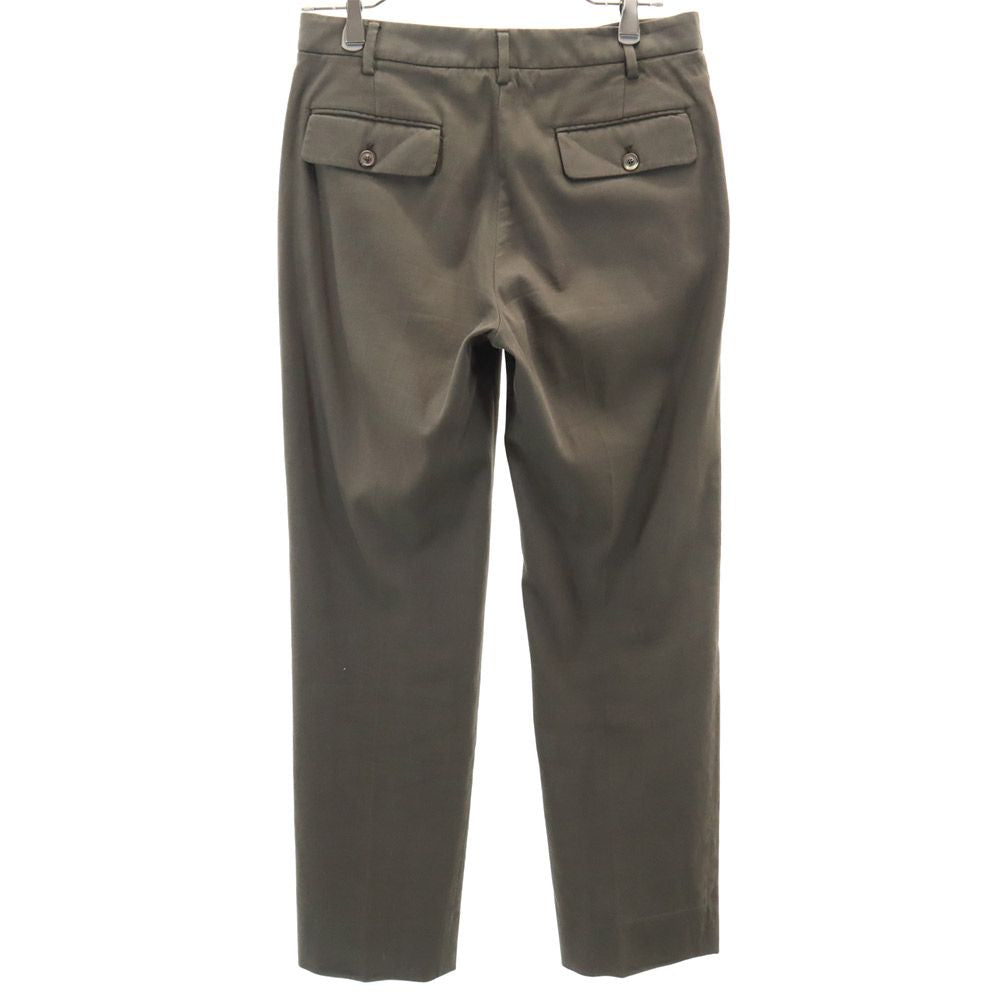 Maison Martin Margiela メゾンマルタンマルジェラ 2011年 スラックスパンツ 44 カーキ ボタンフライ メンズ