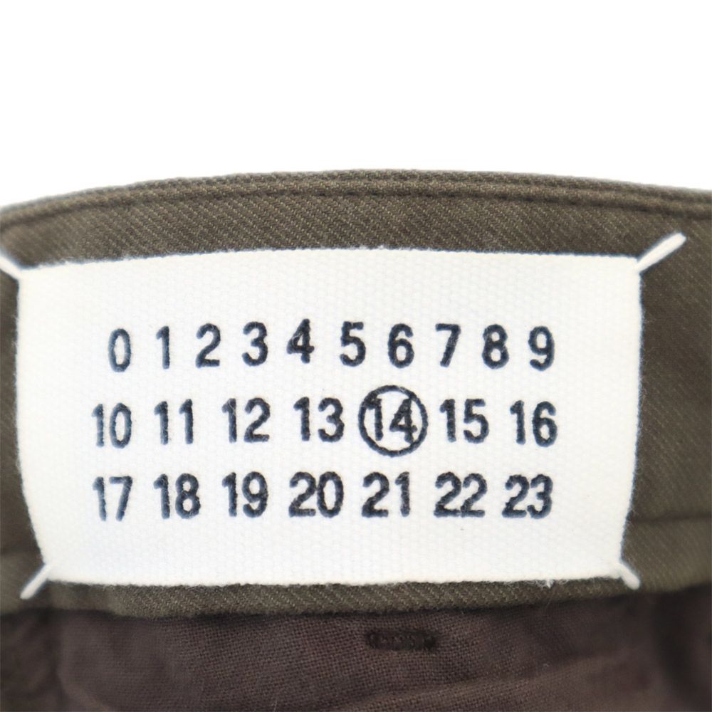 Maison Martin Margiela メゾンマルタンマルジェラ 2011年 スラックスパンツ 44 カーキ ボタンフライ メンズ