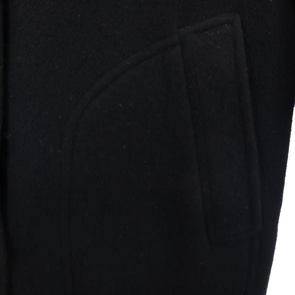 Burberrys バーバリーズ 90s オールド ウール100% ステンカラーコート 9AR ブラック レディース