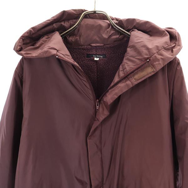 Y's for living ワイズフォーリビング ステンカラーコート M パープル系 裏ボア メンズ
