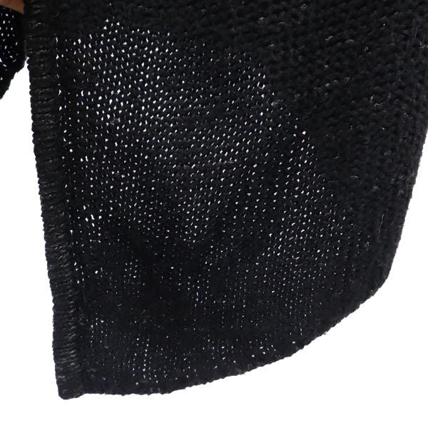 ヘルムートラング フーディーロング カーディガン S ブラック HELMUT LANG メンズ