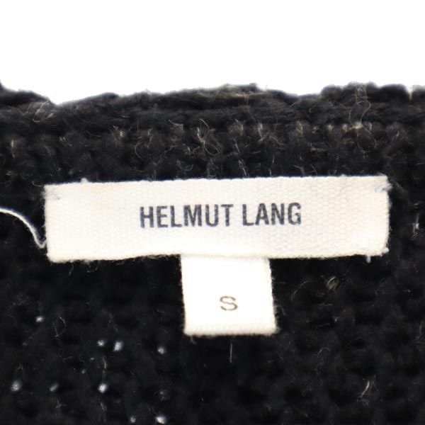 ヘルムートラング フーディーロング カーディガン S ブラック HELMUT LANG メンズ