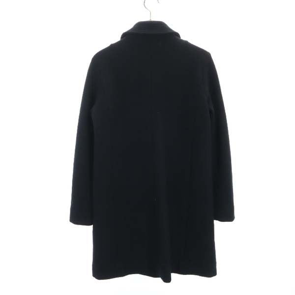 アーペーセー ウールブレンド イタリア製 オールド ステンカラーコート S 黒 A.P.C. レディース