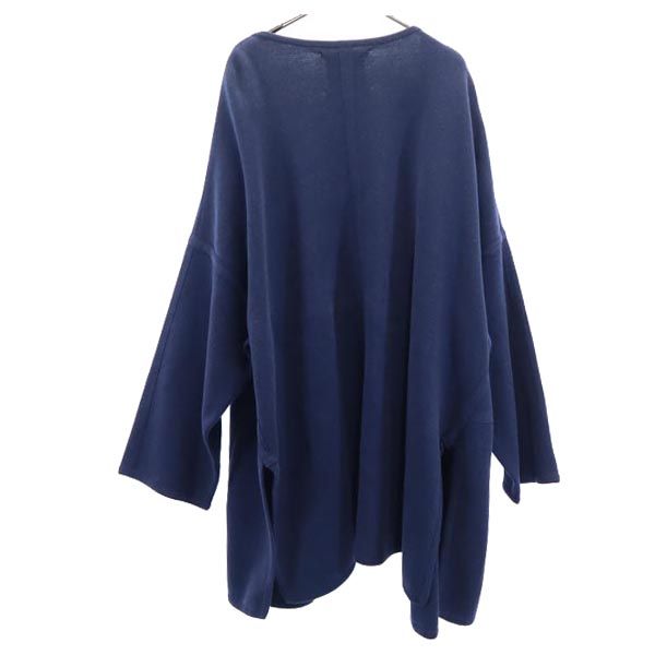 UNUSED アンユーズド 長袖 デザイン ロング カーディガン 3 ネイビー メンズ