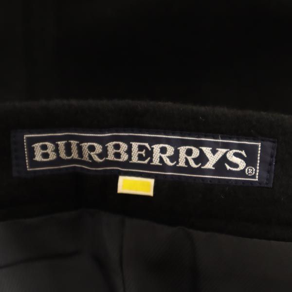 Burberrys バーバリーズ 90s オールド ロング丈 ウール プリーツスカート ブラック系 レディース