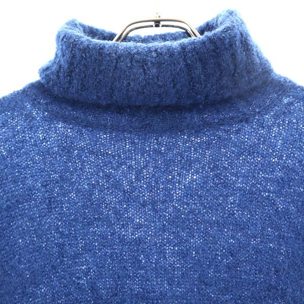 SIMON MILLER サイモンミラー モヘヤ シルク 長袖 タートルネック セーター 1 紺 ニット レディース