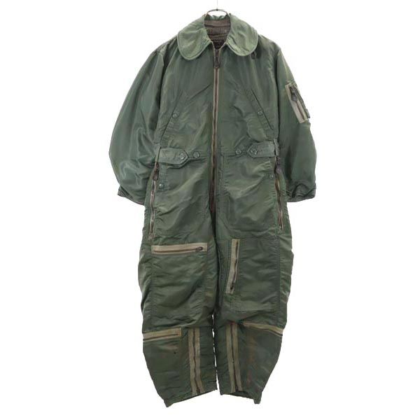 US AIR FORCE アメリカ空軍 60s DSA CWU-1/P 長袖 つなぎ SML カーキグリーン ジャンプスーツ ミリタリー ウールブレンド メンズ