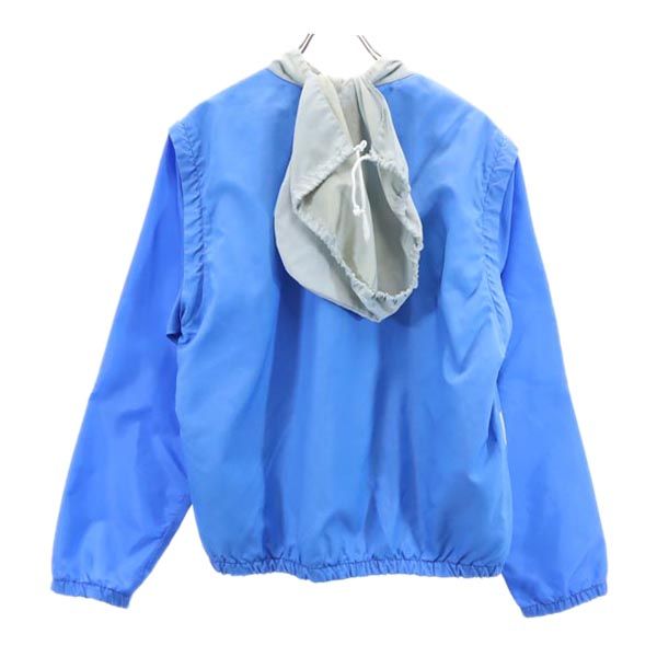 PUMA プーマ 80s イタリア製 ヴィンテージ ロゴ刺_ 2WAY ジップジャケット L ブルー系 メンズ