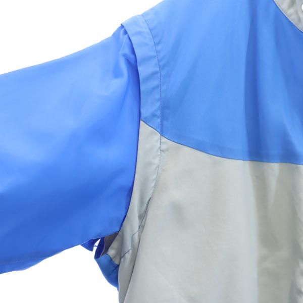 PUMA プーマ 80s イタリア製 ヴィンテージ ロゴ刺_ 2WAY ジップジャケット L ブルー系 メンズ