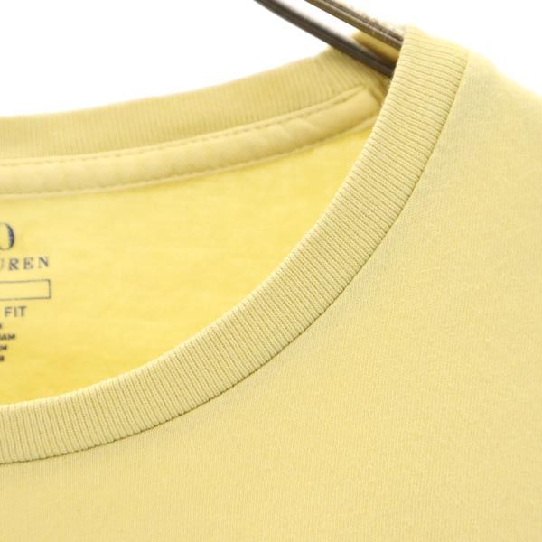 ポロラルフローレン ロゴ刺繍 半袖 Tシャツ M イエロー POLO RALPH LAUREN メンズ