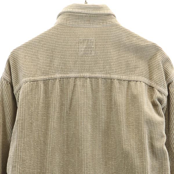 Levi's リーバイス イタリア製 長袖 コーデュロイシャツ L カーキ系 メンズ