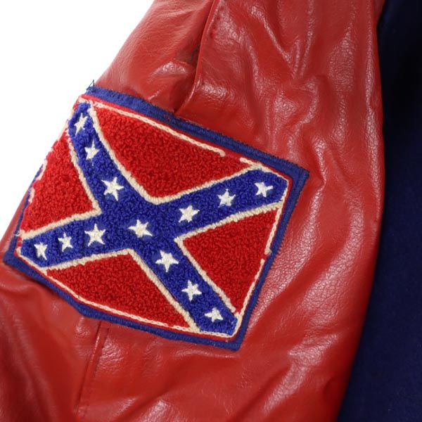 HOWE ATHLETIC APPAREL 70s ウール ヴィンテージ スタジャン 36 ブルー×レッド レディース