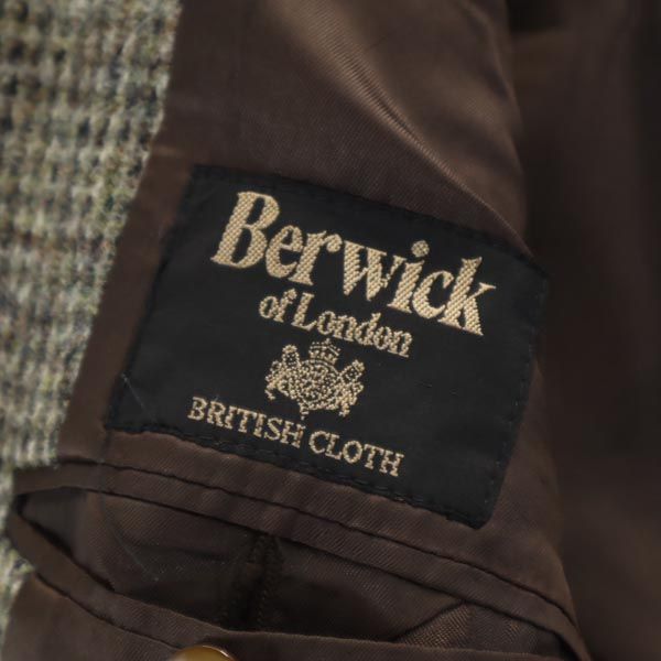 HARRIS TWEED ハリスツイード 60s 70s バーウィック ヴィンテージ テーラードジャケット グリーン系 Berwick メンズ