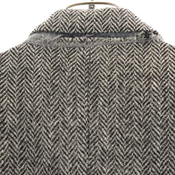 HARRIS TWEED ハリスツイード 70s ヴィンテージ ヘリンボーン ウール テーラードジャケット グレー系 メンズ