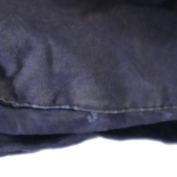 Barbour バブアー 中綿 ワックスドコットン コート US 6(UK10) ネイビー フード レディース