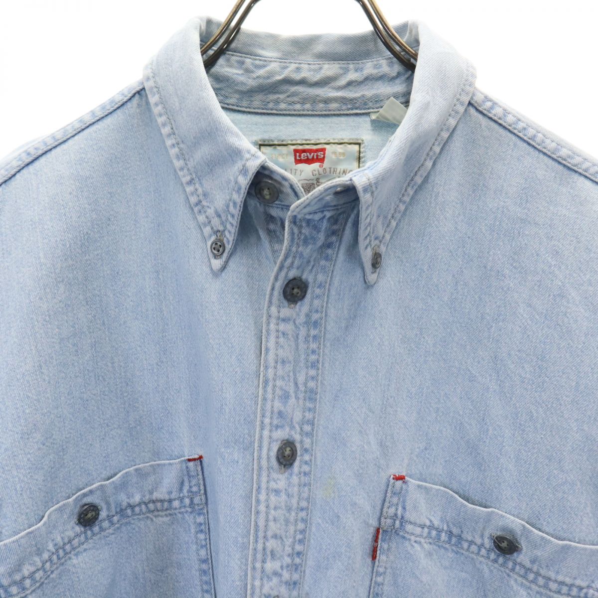 リーバイス 90s オールド 長袖 ボタンダウン デニムシャツ L Levi's メンズ